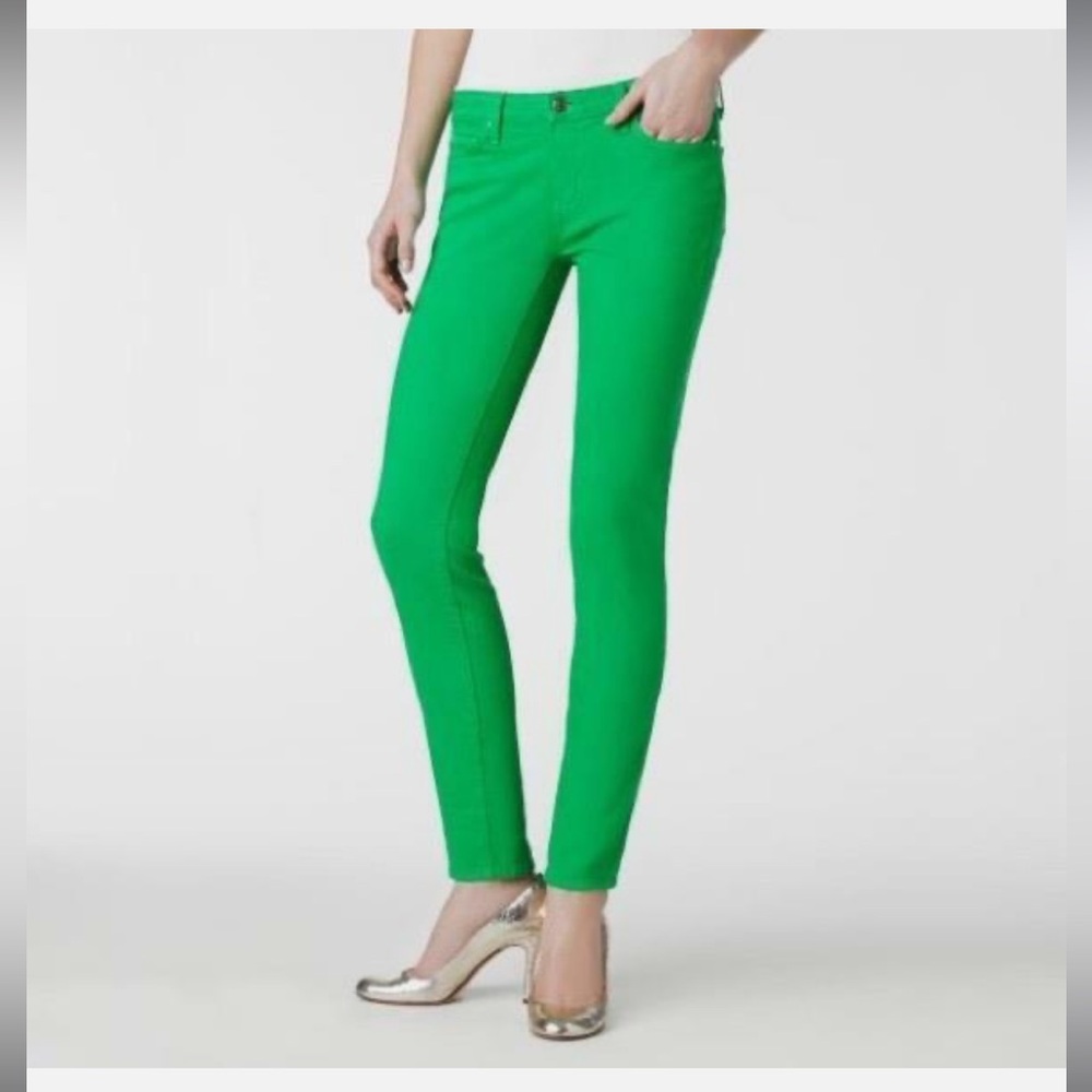 Kate spade ♠️ play hooky Perry street green crop jean size 29
